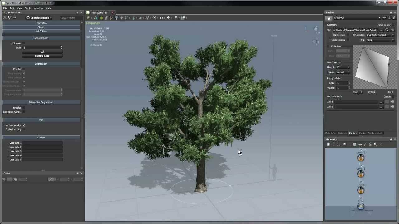 SpeedTree Modeler v9.3.0 破解版下載 crack